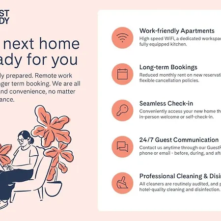 Guestready - Cityscape Coastal Flat *